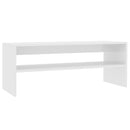 Chipboard Coffee Table High Gloss White