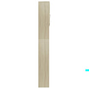 Chipboard Washing Machine Cabinet Sonoma Oak