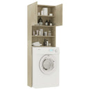 Chipboard Washing Machine Cabinet Sonoma Oak