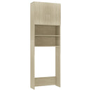 Chipboard Washing Machine Cabinet Sonoma Oak