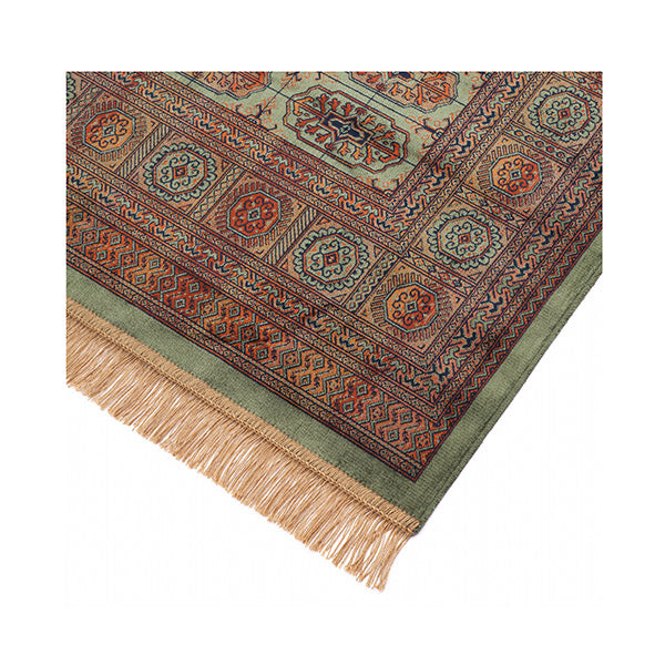 Chiraz Green Silky Non Slip Rug 200 X 300 Cm