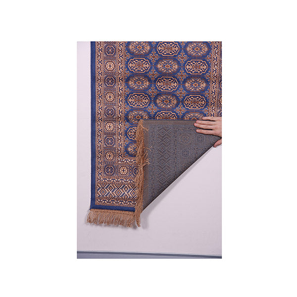 Chiraz Navy Non Slip Silky Rug