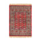 Chiraz Red Silky Non Slip Rug 68 X 115 Cm