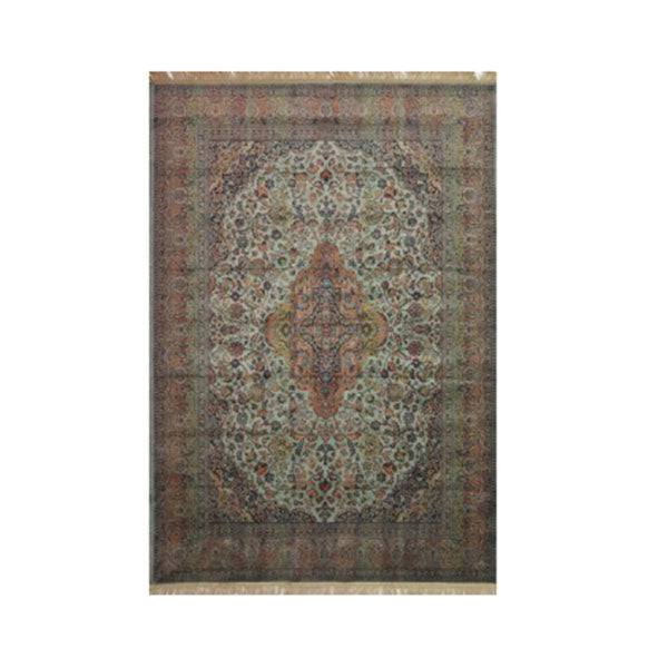 Chiraz Silky Green Hall Rug