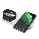 Choetech 2 In 1 Dual Wireless Charger Pad Mfi Certified