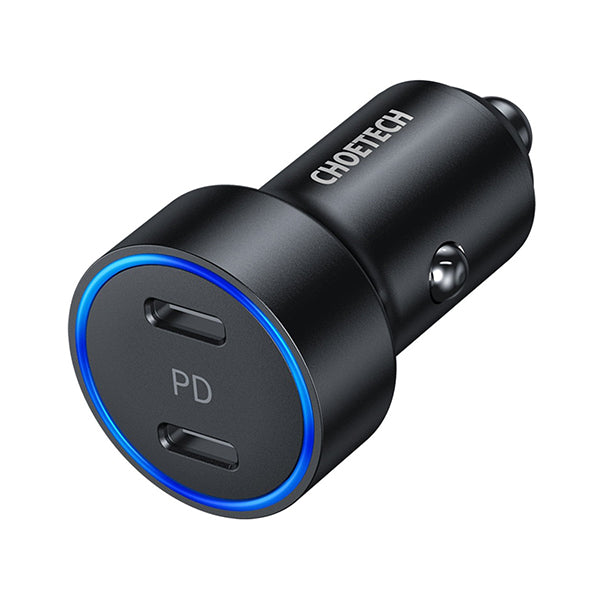 Choetech 2 Port 40W Usb C Car Charger Adapter