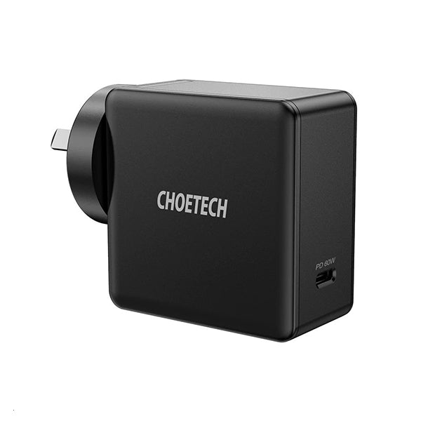 Choetech 60W Pd 3 Type C Fast Charging Foldable Adapter Usb C Charger