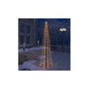 Christmas Cone Tree 136 Warm White Leds Decoration 70 X 240 Cm