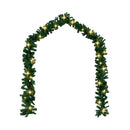 Christmas Garland With Led Lights 20 M