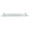 Chrome Glass Shelf Holder Bath Shower Storage Rack Stainless 500Mm