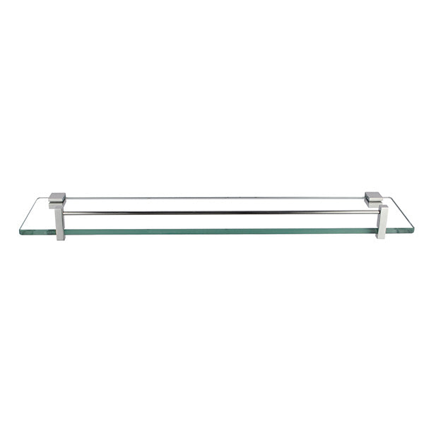 Chrome Glass Shelf Holder Bath Shower Storage Rack Stainless 500Mm