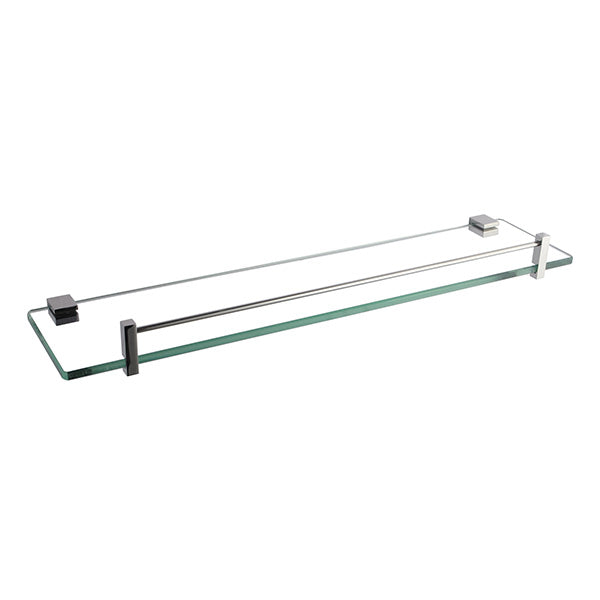 Chrome Glass Shelf Holder Bath Shower Storage Rack Stainless 500Mm