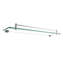 500Mm Glass Shelf Bathroom Shower Stainless Steel Wall Storage
