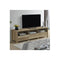 Tv Cabinet 3 Storage Drawers Shelf Natural Wood Like Mdf Oak Colour