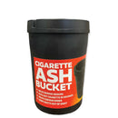 Cigarette Ashtray Bucket Black With Lid Large