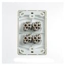 Classic 4 Gang Switch 250V 16Ax Vertical Pack