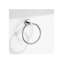 Classic Chrome Towel Bar Rail Ring Bathroom