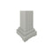 Classic Square Pillar Plant Stand Grey 17 X 17 X 66 Cm Mdf