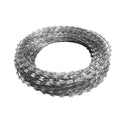 Clipped Concertina Nato Razor Wire Galvanized Steel 60 M