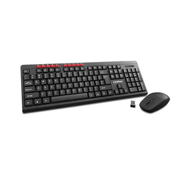 Cliptec Essential Air Wireless Multimedia Keyboard And Mouse Combo Set