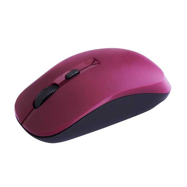 Cliptec Smooth Max Wireless Optical Mouse Maroon