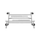 Clothes Coat Rack Stand Adjustable Portable Garment Hanging Rail Airer