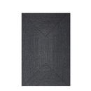 Riverine Dark Grey Polyester Rug 155 X 225 Cm
