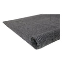 Riverine Dark Grey Polyester Rug 155 X 225 Cm