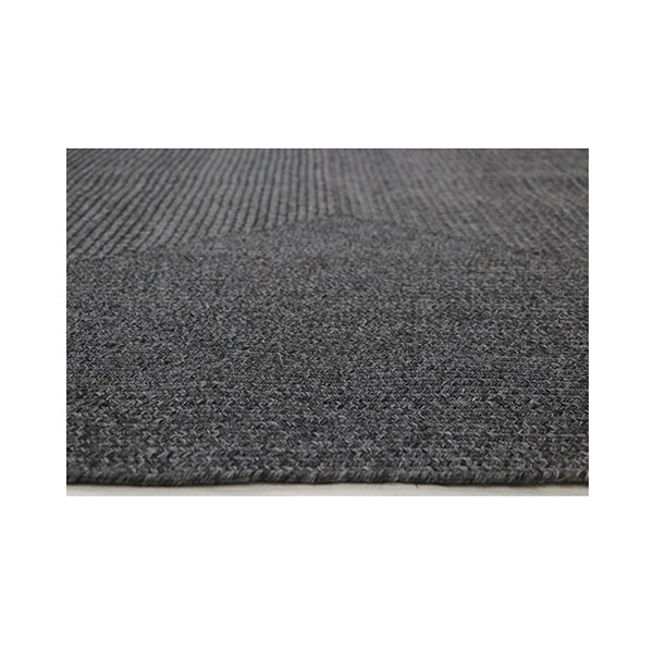 Riverine Dark Grey Polyester Rug 155 X 225 Cm