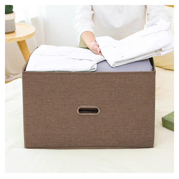 Coffee Small Foldable Canvas Storage Box