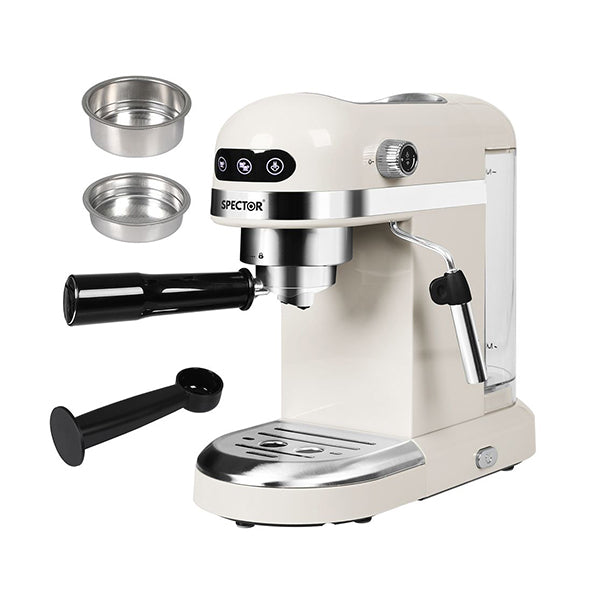 Coffee Maker Machine Espresso Cafe Barista Milk Frother Milky White