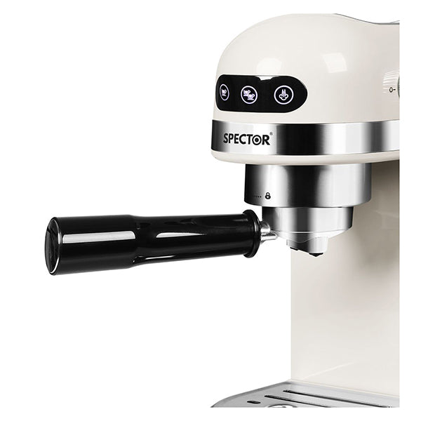 Coffee Maker Machine Espresso Cafe Barista Milk Frother Milky White