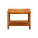 Coffee Table 60X60X45 Cm Solid Acacia Wood
