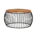 Coffee Table 68 Cm Solid Acacia Wood