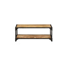 Coffee Table 90 X 45 X 35 Cm Solid Rough Mango Wood