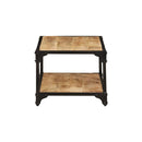 Coffee Table 90 X 45 X 35 Cm Solid Rough Mango Wood