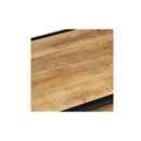 Coffee Table 90 X 45 X 35 Cm Solid Rough Mango Wood