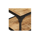 Coffee Table 90 X 45 X 35 Cm Solid Rough Mango Wood