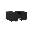 Coffee Table Black 60 X 60 X 38 Cm Engineered Wood