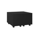 Coffee Table Black 60 X 60 X 38 Cm Engineered Wood
