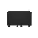 Coffee Table Black 60 X 60 X 38 Cm Engineered Wood