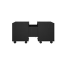 Coffee Table Black 60 X 60 X 38 Cm Engineered Wood