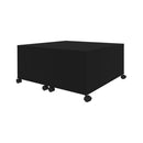 Coffee Table Black 75 X 75 X 38 Cm Chipboard