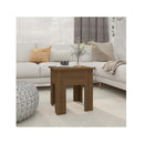 Coffee Table Brown Oak 40 X 40 X 42 Cm Chipboard