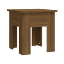 Coffee Table Brown Oak 40 X 40 X 42 Cm Chipboard