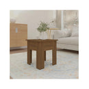 Coffee Table Brown Oak 40 X 40 X 42 Cm Chipboard