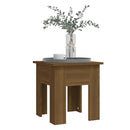 Coffee Table Brown Oak 40 X 40 X 42 Cm Chipboard
