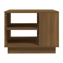 Coffee Table Brown Oak 55 X 55 X 43 Cm Chipboard
