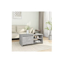Coffee Table Concrete Grey 102 X 50 X 45 Cm Engineered Wood