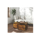 Coffee Table Engineered Wood Brown Oak